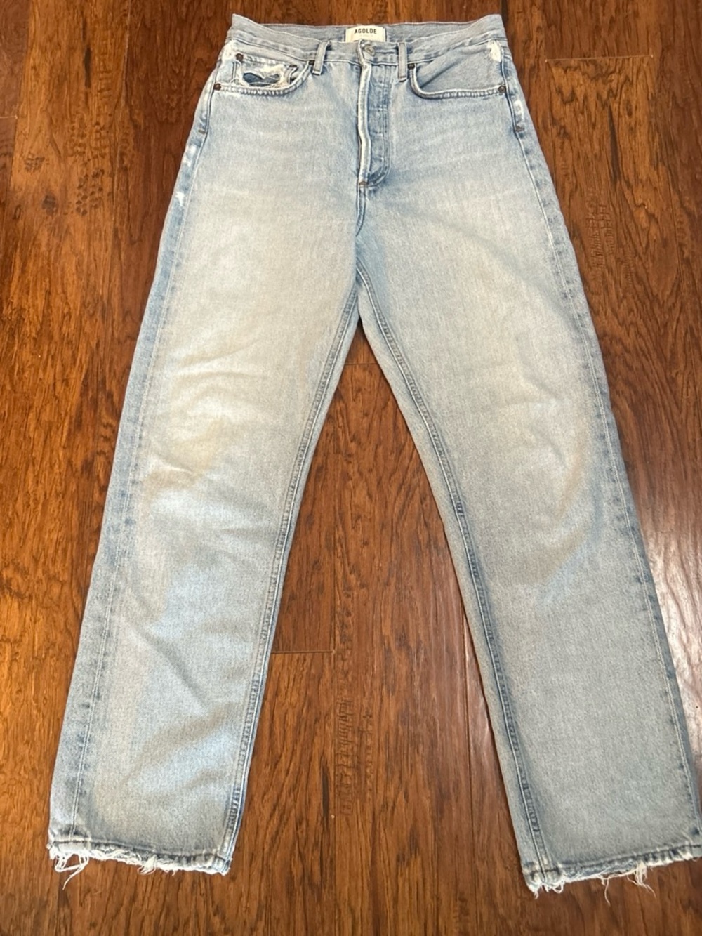 Agolde 90’s Pinch Waist High-Rise Straight Leg Jeans